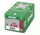 CABEZA REDONDA SPAX T-STAR PLUS T20 ROSCA COMPLETA WIROX 1000 UD.