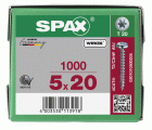 CABEZA REDONDA SPAX T-STAR PLUS T20 ROSCA COMPLETA WIROX 1000 UD.