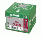 CABEZA REDONDA SPAX T-STAR PLUS T20 ROSCA COMPLETA WIROX 100 UD.
