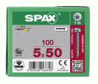 CABEZA REDONDA SPAX T-STAR PLUS T20 ROSCA COMPLETA WIROX 100 UD.