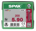CABEZA REDONDA SPAX T-STAR PLUS T20 ROSCA PARCIAL WIROX 200 UD.