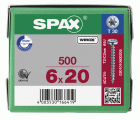 CABEZA REDONDA SPAX T-STAR PLUS T30 ROSCA COMPLETA WIROX 500 UD.