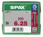 CABEZA REDONDA SPAX T-STAR PLUS T30 ROSCA COMPLETA WIROX 500 UD.