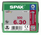 CABEZA REDONDA SPAX T-STAR PLUS T30 ROSCA COMPLETA WIROX 500 UD.