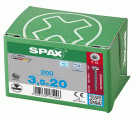 CABEZA REDONDA SPAX A2 T-STAR PLUS T15 ROSCA COMPLETA 200 UD.