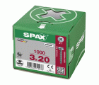 CABEZA REDONDA SPAX-S RANURA EN CRUZ Z1 ROSCA COMPLETA WIROX 1000 UD.