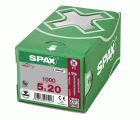 CABEZA REDONDA SPAX RANURA EN CRUZ Z2 ROSCA COMPLETA WIROX 1000 UD.