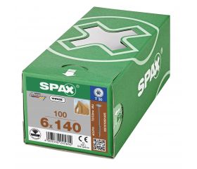 CABEZA ARANDELA SPAX T-STAR PLUS T30 ROSCA PARCIAL WIROX 100 UD.
