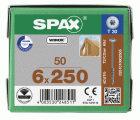 CABEZA ARANDELA SPAX T-STAR PLUS T30 ROSCA PARCIAL 4CUTFRÄSER WIROX 50 UD.