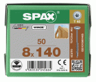 CABEZA ARANDELA SPAX T-STAR PLUS T40 ROSCA PARCIAL WIROX 50 UD.