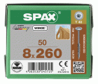 CABEZA ARANDELA SPAX T-STAR PLUS T40 ROSCA PARCIAL 4CUT WIROX 50 UD.