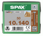 CABEZA ARANDELA SPAX T-STAR T50 ROSCA PARCIAL WIROX 50 UD.