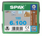 CABEZA ARANDELA SPAX A2 T-STAR PLUS T30 ROSCA PARCIAL 100 UD.