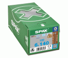 CABEZA ARANDELA SPAX A2 T-STAR PLUS T30 ROSCA PARCIAL 100 UD.