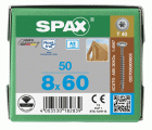 CABEZA ARANDELA SPAX A2 T-STAR PLUS T40 ROSCA COMPLETA 50 UD.