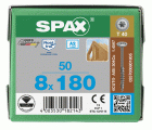 CABEZA ARANDELA SPAX A2 T-STAR PLUS T40 ROSCA PARCIAL 4CUT 50 UD.