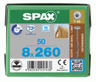 CABEZA ARANDELA SPAX A2 T-STAR PLUS T40 ROSCA PARCIAL 4CUT 50 UD.