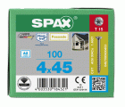 CABEZA GOTA DE SEBO SPAX-S A2 CABEZA PEQUEÑA T-STAR PLUS T15 ROSCA PARCIAL CUT 100 UD.