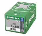 CABEZA PLANA SPAX-RA T-STAR PLUS T30 ROSCA COMPLETA WIROX 100 UD.