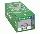 CABEZA PLANA SPAX-RA T-STAR PLUS T30 ROSCA COMPLETA WIROX 100 UD.