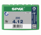 CABEZA MÚLTIPLE PLANA SPAX RANURA EN CRUZ Z2 ROSCA COMPLETA WIROX 200 UD.