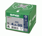 CABEZA MÚLTIPLE PLANA SPAX RANURA EN CRUZ Z2 ROSCA COMPLETA WIROX 200 UD.
