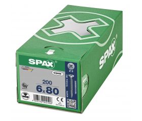 CABEZA MÚLTIPLE PLANA SPAX RANURA EN CRUZ Z3 ROSCA COMPLETA WIROX 200 UD.