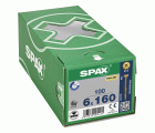 CABEZA MÚLTIPLE PLANA SPAX RANURA EN CRUZ Z3 ROSCA PARCIAL YELLOX 100 UD.