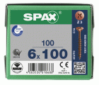 CABEZA MÚLTIPLE PLANA SPAX RANURA EN CRUZ Z3 ROSCA PARCIAL BRONCE 100 UD.