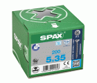 CABEZA MÚLTIPLE PLANA SPAX A2 RANURA EN CRUZ Z2 ROSCA COMPLETA 200 UD.