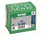 CABEZA PLANA SPAX-S NERVIOS DE FRENADO T-STAR PLUS T10 ROSCA COMPLETA WIROX 200 UD.