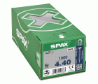 CABEZA MÚLTIPLE PLANA SPAX T-STAR PLUS T20 ROSCA COMPLETA WIROX 1000 UD.