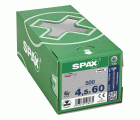 CABEZA MÚLTIPLE PLANA SPAX T-STAR PLUS T20 ROSCA COMPLETA WIROX 500 UD.