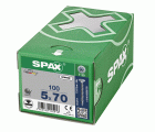 CABEZA MÚLTIPLE PLANA SPAX T-STAR PLUS T20 ROSCA COMPLETA WIROX 100 UD.