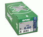 CABEZA MÚLTIPLE PLANA SPAX T-STAR PLUS T30 ROSCA COMPLETA WIROX 200 UD.