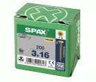 CABEZA PLANA SPAX-S NERVIOS DE FRENADO T-STAR PLUS T10 ROSCA COMPLETA YELLOX 200 UD.