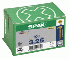 CABEZA PLANA SPAX-S NERVIOS DE FRENADO T-STAR PLUS T10 ROSCA COMPLETA YELLOX 200 UD.