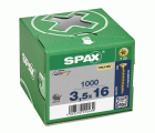 CABEZA MÚLTIPLE PLANA SPAX T-STAR PLUS T20 ROSCA COMPLETA YELLOX 1000 UD.