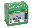 CABEZA MÚLTIPLE PLANA SPAX T-STAR PLUS T20 ROSCA COMPLETA YELLOX 200 UD.