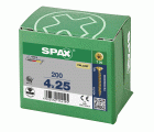 CABEZA MÚLTIPLE PLANA SPAX T-STAR PLUS T20 ROSCA COMPLETA YELLOX 200 UD.