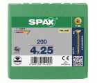 CABEZA MÚLTIPLE PLANA SPAX T-STAR PLUS T20 ROSCA COMPLETA YELLOX 200 UD.