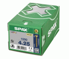 CABEZA MÚLTIPLE PLANA SPAX T-STAR PLUS T20 ROSCA COMPLETA YELLOX 1000 UD.