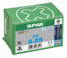 CABEZA PLANA SPAX-S A2 NERVIOS DE FRENADO T-STAR PLUS T10 ROSCA COMPLETA 200 UD.
