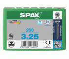 CABEZA PLANA SPAX-S A2 NERVIOS DE FRENADO T-STAR PLUS T10 ROSCA COMPLETA 200 UD.
