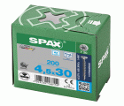 CABEZA MÚLTIPLE PLANA SPAX A2 T-STAR PLUS T20 ROSCA COMPLETA 200 UD.