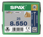 CABEZA MÚLTIPLE PLANA SPAX-S T-STAR PLUS T40 ROSCA COMPLETA CUT WIROX 25 UD.