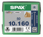 CABEZA MÚLTIPLE PLANA SPAX-S T-STAR PLUS T 50 ROSCA COMPLETA PUNTA CUT WIROX 50 UD.
