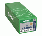 CABEZA PLANA SPAX-S NERVIOS FRESADORES T-STAR PLUS T50 ROSCA COMPLETA CUT WIROX 25 UD.