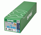 CABEZA MÚLTIPLE PLANA SPAX-S A4 T-STAR PLUS T50 ROSCA COMPLETA CUT 50 UD.