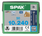 CABEZA MÚLTIPLE PLANA SPAX-S A4 T-STAR PLUS T50 ROSCA COMPLETA CUT 50 UD.